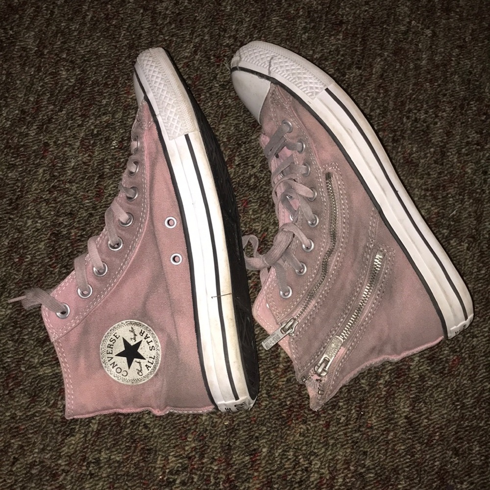 Pink Converse High Tops